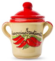 Peperoncino in Keramikgefäß 5g